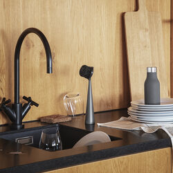 Dishbrush Nylon, elephant grey, Eva Solo