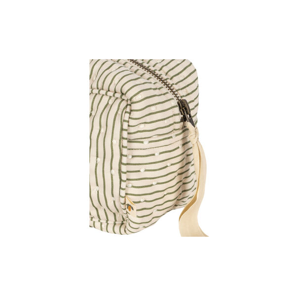 Kleine gesteppte Kulturtasche, tea stripe Kleine gesteppte Kulturtasche, tea stripe, Konges Sløjd