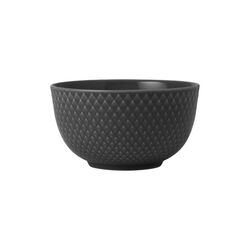 Rhombe Earth Bowl, slate, Lyngby Porcel&aelig;n