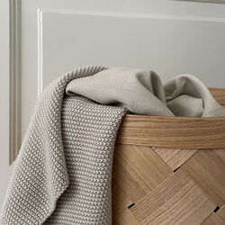 Gestricktes Küchentuch, hellgrau, Humdakin