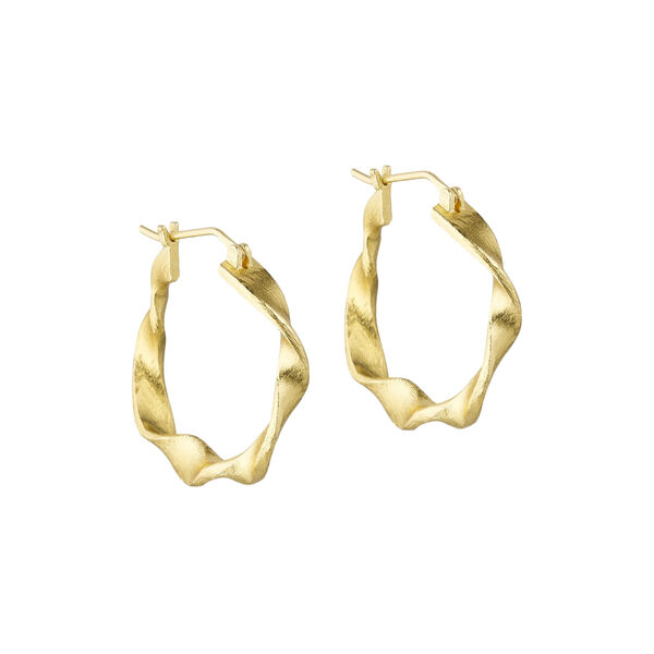 Maeve big hoops, gold plated, Pure by Nat