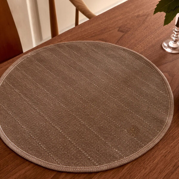 HERRINGBONE Placemat, walnut, Georg Jensen Damask