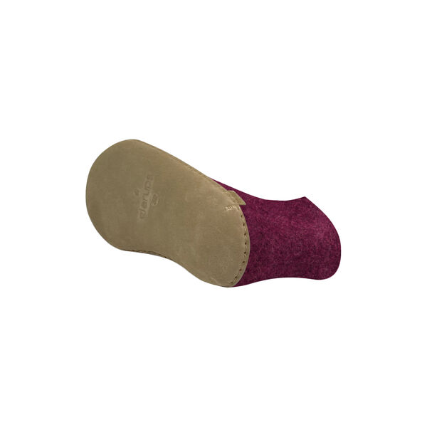 Filzstiefelletten, cranberry, Glerups