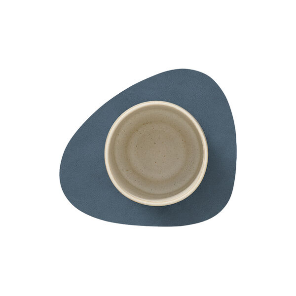 Nupo glass mat Curve, anthracitedark blue, LIND DNA