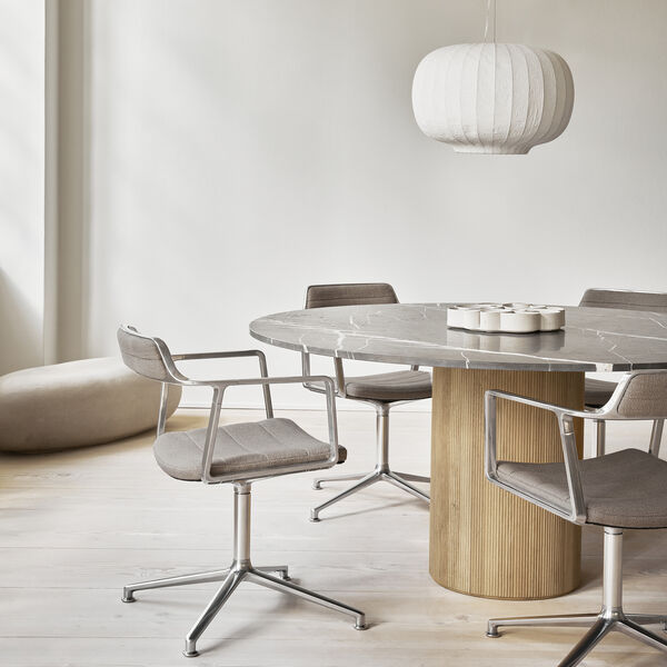 VIPP495 Cabin Rundtisch, Pietra Grey/helle Eiche, Vipp