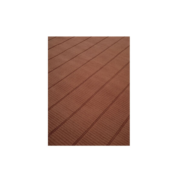 Woven Tatami Rug, rust, Linie Design