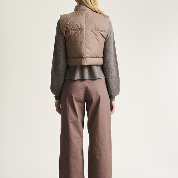 Feather down short waistcoat, deer, BITTE KAI RAND
