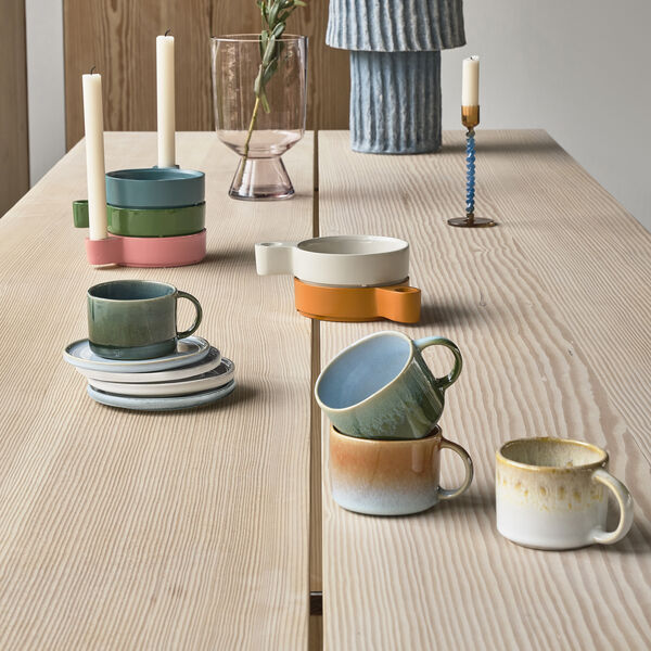 Styles Untertassen, 2 Stk., hellblau, Villa Collection