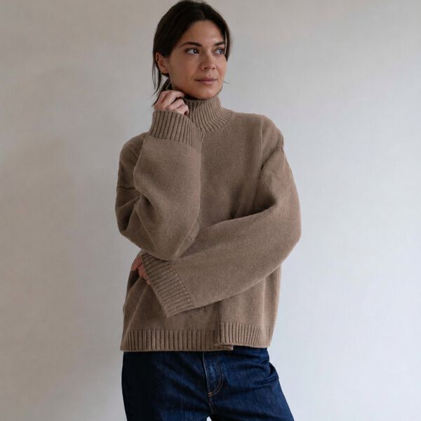 THYRA KNIT , oat melange, Studio Feder