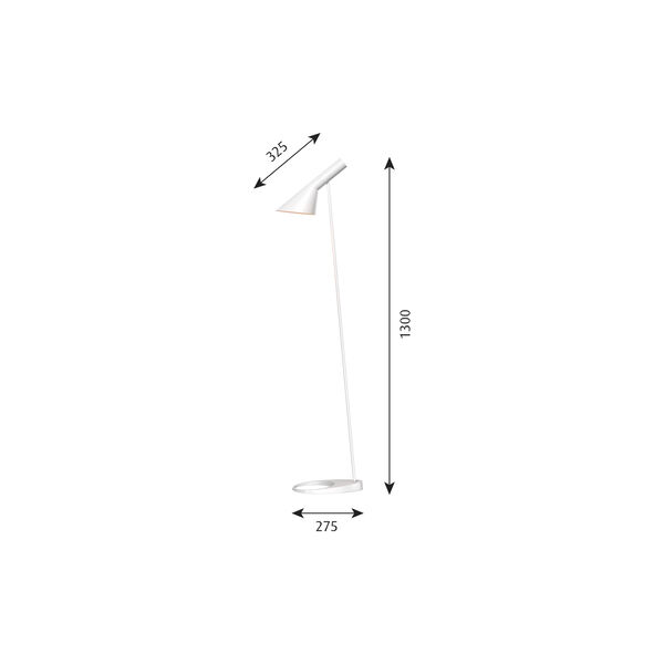 AJ Floor Lamp, white, Louis Poulsen