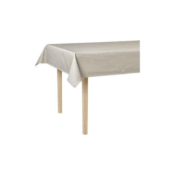 SNOWFLAKES Tablecloth, greige, Georg Jensen Damask