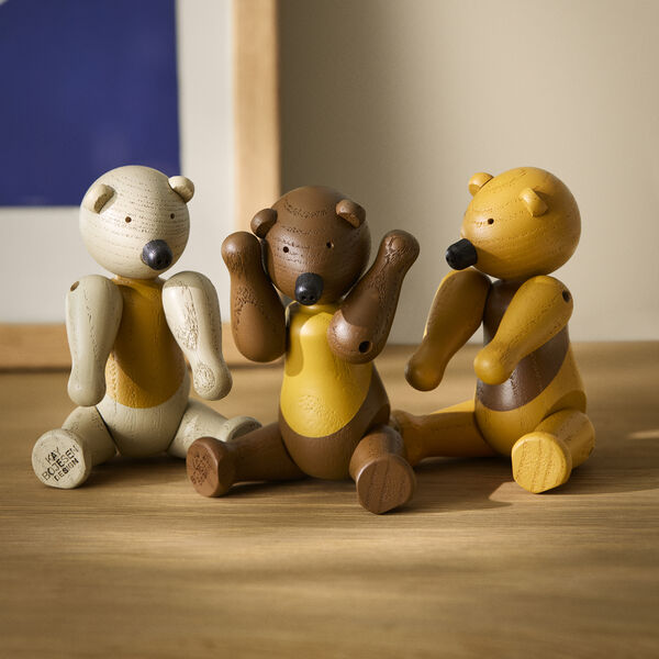 Bear liliput, grey, Kay Bojesen Denmark