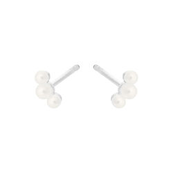 Ocean Pearl Earsticks, silver, Pernille Corydon Jewellery