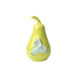 Poppery Birne mit Nachtfalterfigur, apfelgr&uuml;n/mint, K&auml;hler