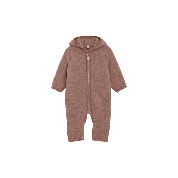 Pram Suit Ears Wool Fleece, burlwood Pram Suit Ears Wool Fleece, burlwood, HUTTEliHUT