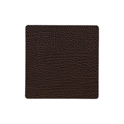Bull glass mat Square, brown, LIND DNA