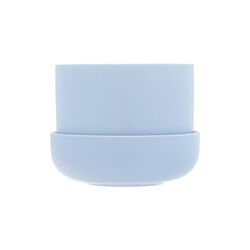Nappula Flowerpot with Saucer small, aqua, Iittala