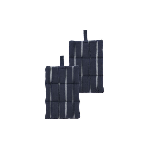 Harmony Pot Holders, navy blue, Södahl