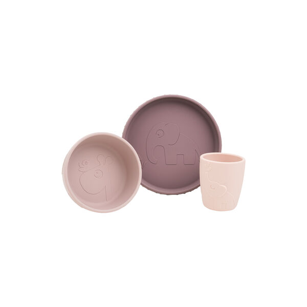 Deer Friends Stick&Stay Geschirrset, puder, Done by Deer