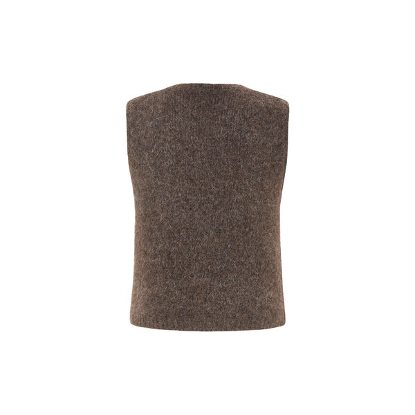SRCamilla Vest Knit, demitasse melange, Soft Rebels
