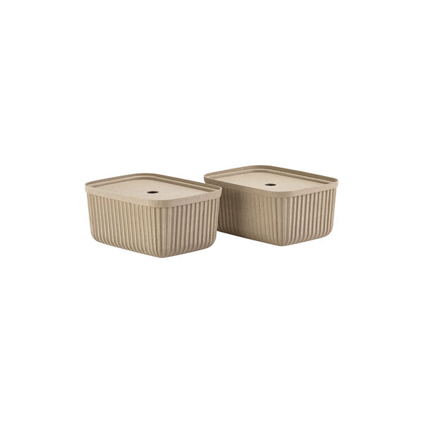Aufbewahrungsbox aus Zellstoff, naturbraun, Zone Denmark