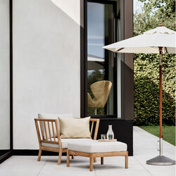 Tradition Pouf, light sand, Fritz Hansen