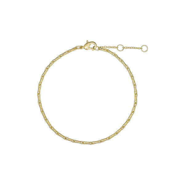 Carmen chain bracelet, gold plated, Pure by Nat