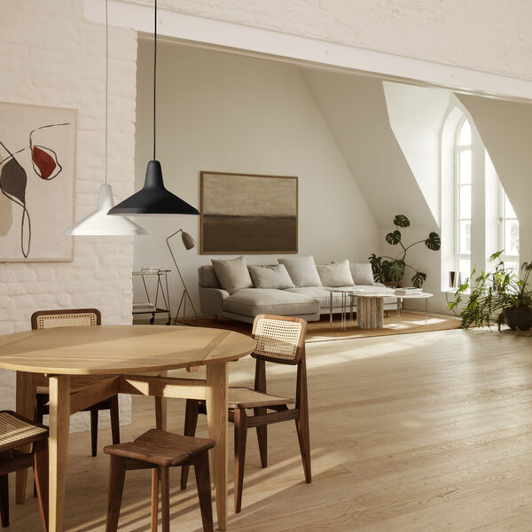 G-10 Pendelleuchte, schwarz, GUBI