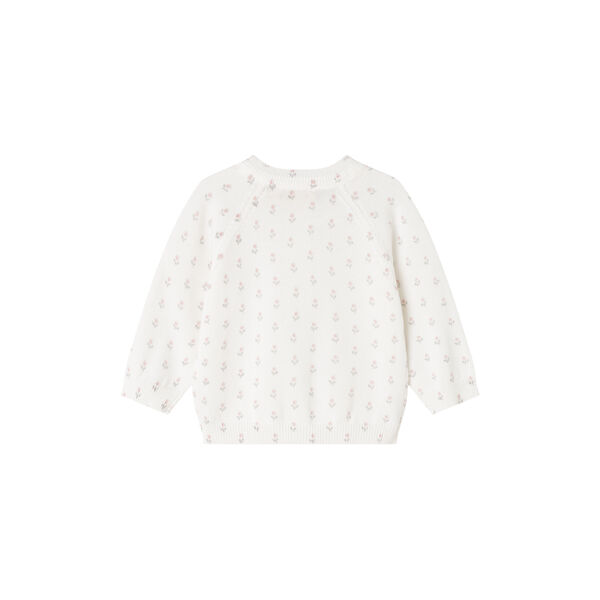 Taki Knitted Cardigan, flower stripe, MarMar Copenhagen