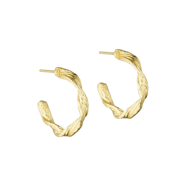 Small Idun earrings, gold plated, Pure by Nat