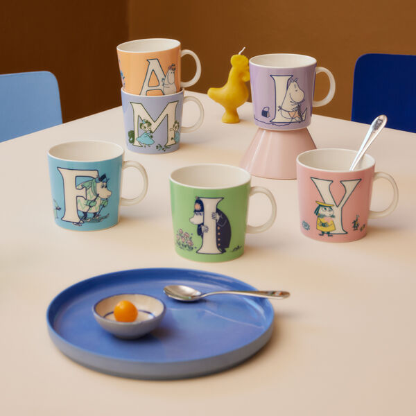 Moomin Mug 40 cl Alphabet S, Moomin Arabia