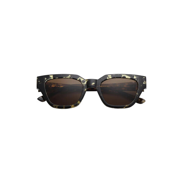 Kaws Sunglasses, black/yellow tortoise, A. KJ&AElig;RBEDE