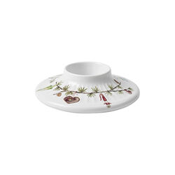 Hammershøi Christmas Stumpenkerzenhalter, weiß mit Dekor, Kähler