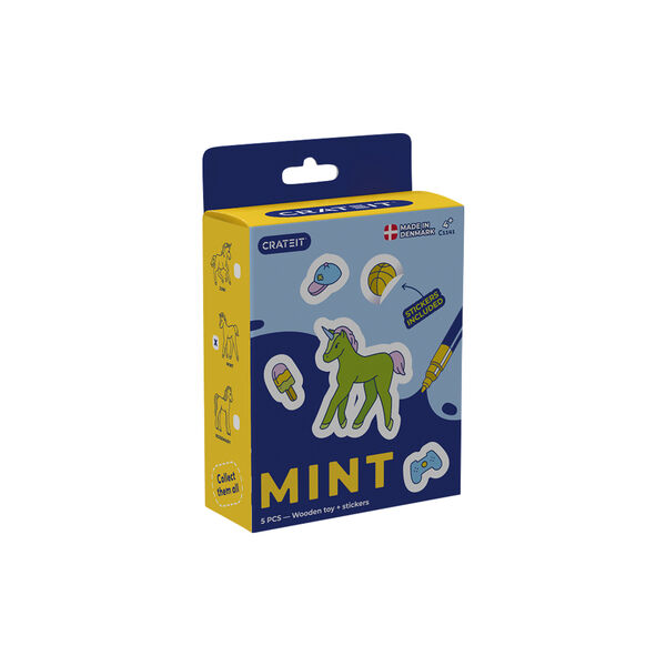 Unicorn Wooden Toy | Mint, Crateit