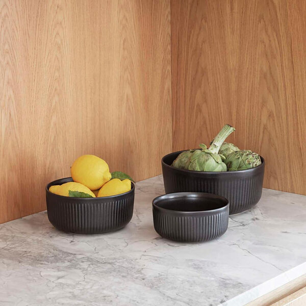 Legio Nova bowl 1 L, black, Eva Trio