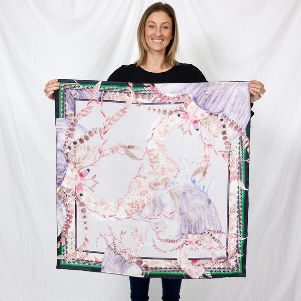 CANCER Silk Scarf, Bella Ballou