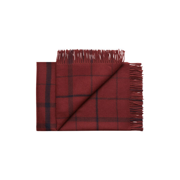 Warp and Weft Throw, 02102 embrace - beetroot/midnight, Silkeborg Uldspinderi