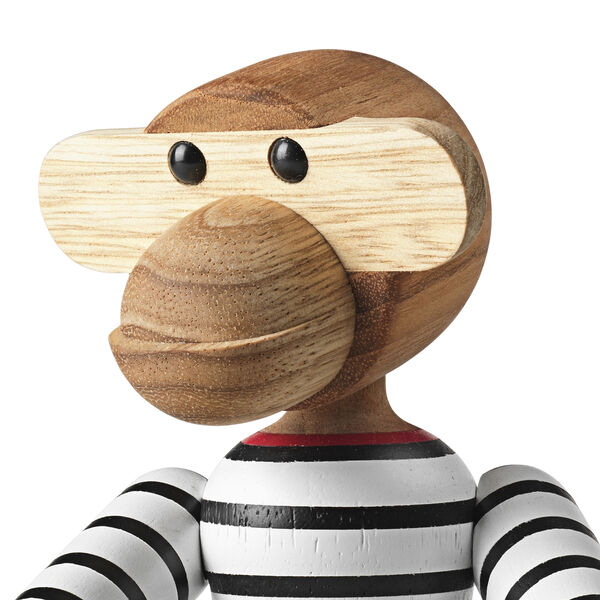 Affe x Nørgaard auf dem Strøget, klein, weiß/schwarz, Kay Bojesen Denmark