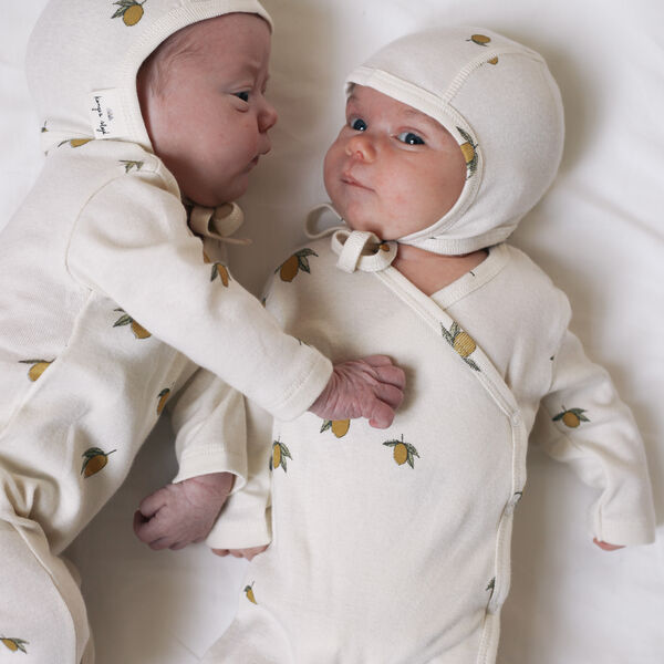 Babymütze für Neugeborene, lemon, Konges Sløjd