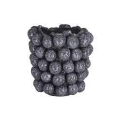 Dras Vase/Übertopf, Miragegrau, Villa Collection