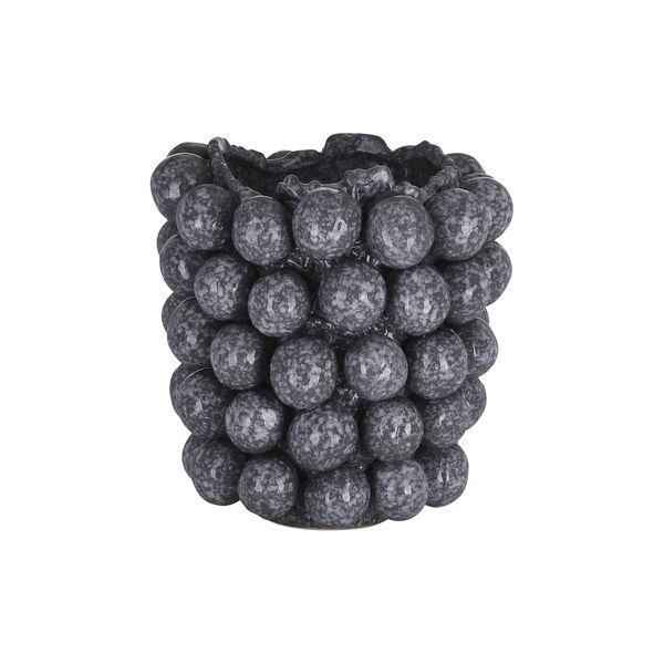 Dras Vase/Übertopf, Miragegrau, Villa Collection