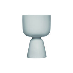 Nappula Flowerpot small, pale grey, Iittala