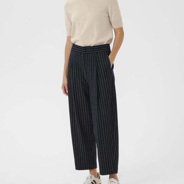 SolbrittPW Pants, navy pinstripe, Part Two