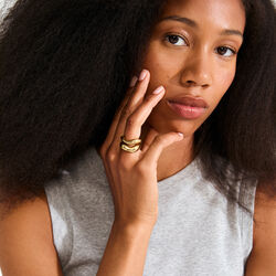 CALLAWAY ringe 2-in-1 set, vergoldet, Pilgrim