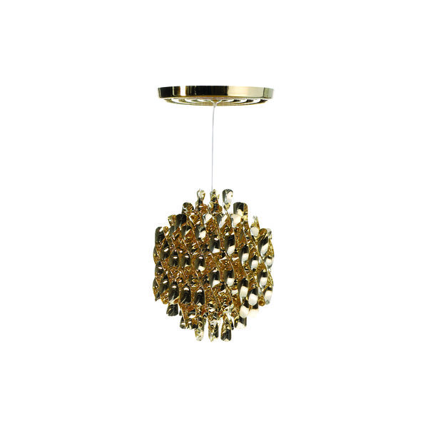 Spiral SP1 Pendelleuchte, gold, Verpan