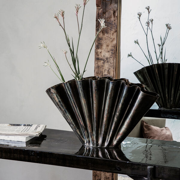 HDFlood Vase, antique brown, House Doctor