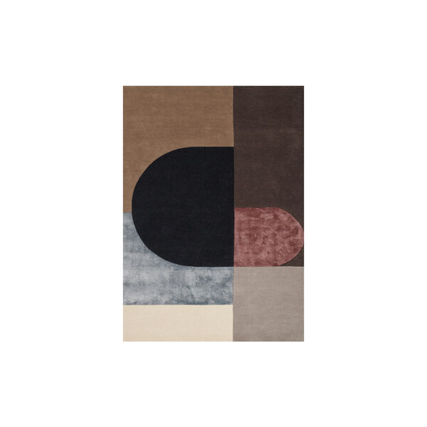Vilja Rug, bordeaux, Linie Design