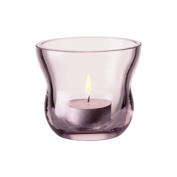 Calabas Tealight Holder, burgundy, Holmegaard