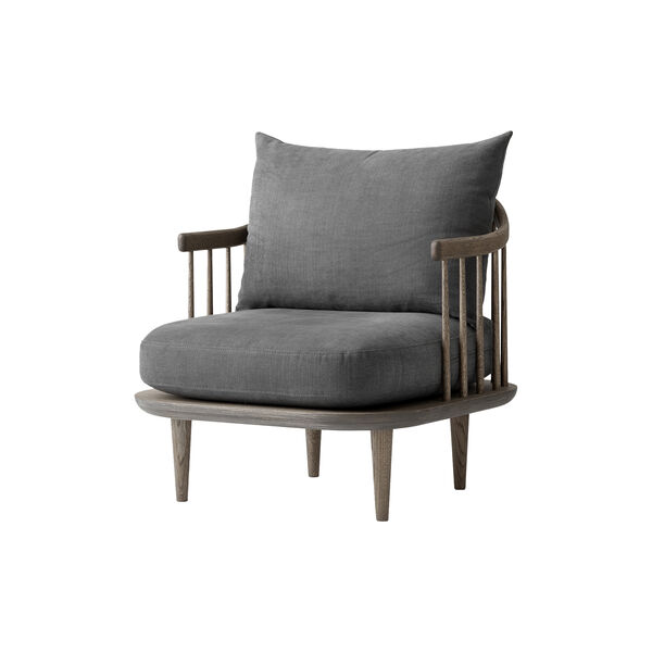 Fly SC10 Lounge Chair, Hot Madison 093/smoked oiled oak Fly SC10 Lounge Chair, Hot Madison 093/smoked oiled oak, &Tradition