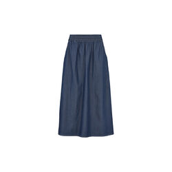 Bine Long Skirt, mid blue, Basic Apparel